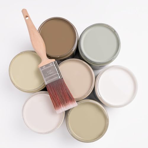 Dixie Belle Silk All-in-One Mineral Paint | Chantilly (16oz) | Warm Off White With Beige Undertones All-in-One Water Based Primer + Topcoat | Durable Furniture Paint | Low Reflective Finish - color: Chantilly, size: 16 Fl Oz (Pack of 1)