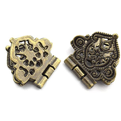 Antique Mini Folding Hinges Retro Bronze