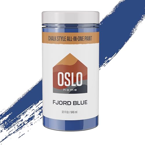 Chalk Style Paint, Fjord Blue, Quart, Matte - color: 10) Fjord Blue, size: 32 Fl Oz (Pack of 1)