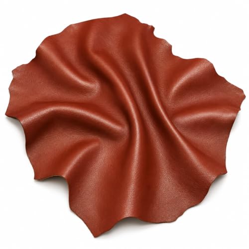 REED Leather HIDES - Cow Skins for Upholstery Crafts (12 X 24 Inches 2 Square Foot, Rust) - color: Rust, size: 2 Square Foot