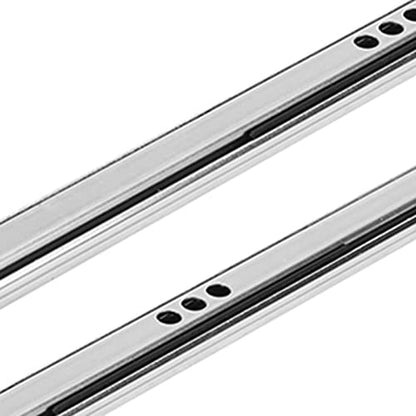 Bidirectional Drawer Slides 2-Pack Cold Rolled Steel 342mm Extension Rail