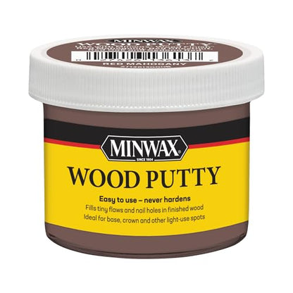 Minwax Wood Putty, Red Mahogany, 3.75 oz. - color: Red Mahogany, size: 3. 75 oz.