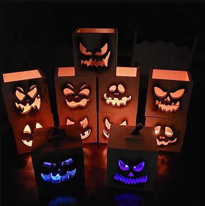 Pumpkin Carving Stencils Small Jack O Lantern Stencil 3" - style: Halloween Face/3IN