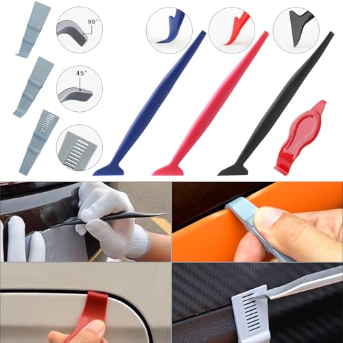 Arayker 28 Pcs Car Window Tint Tools Kit Vinyl Wrap Tool Car Film Tint Kit