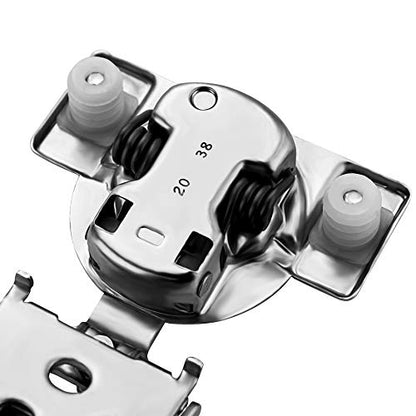 Ravinte 3/4 Inch Overlay Soft Close Hinge Kitchen Cabinet Hinges 50 Pack - size: 3/4 inch Overlay