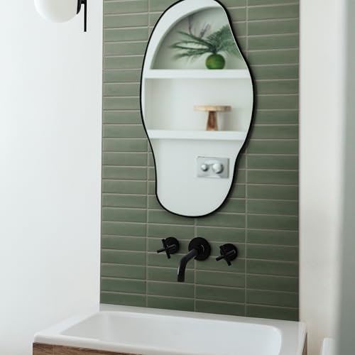 Smart Tiles Peel and Stick backsplash, Stacked Olive Green, 11.43"x9" - color: Olive Green