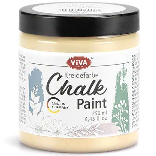 Viva Decor Chalk Paint (Peach Melba) 8.45oz - Featuring a Chalky & Matte Finish, this paint is perfect for crafting Shabby Chic & Vintage looks on wood furniture and decor pieces - color: Peach Melba
