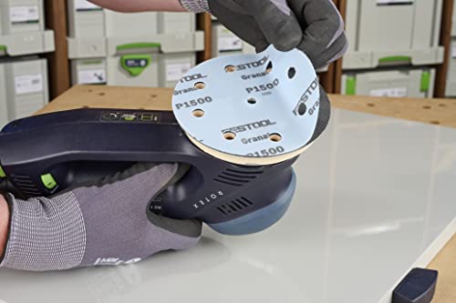 Festool Granat 5-Inch (125mm) Diameter Abrasive Sanding Discs, 50-Pack (P1500 Grit, 50, Count) - style: P1500 Grit