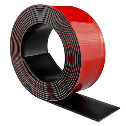 LSGCQ Neoprene Rubber Strips with Adhesive Backing Rubber Sheets - size: 2” Wide x 1/5" Thick x 40' Long