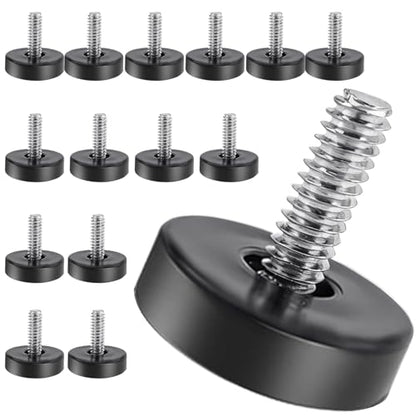 1/4" Thread Furniture Feet Levelers, 15PCS Adjustable Leveling Feet