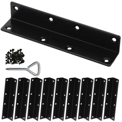 5.5" L Brackets Long Corner Braces 10 Pack