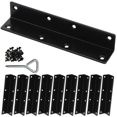 5.5" L Brackets Long Corner Braces 10 Pack