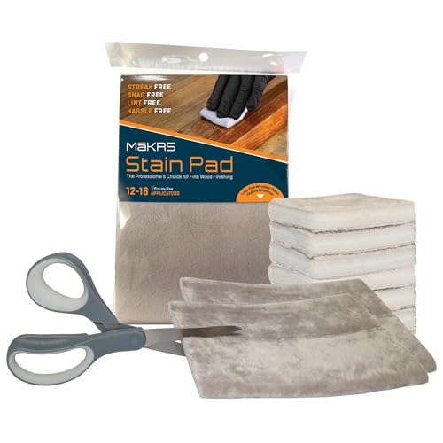 MāKRS Stain Pad Original, Wood Finish Applicators, 2-Pack - size: 2 Pads, style: Original