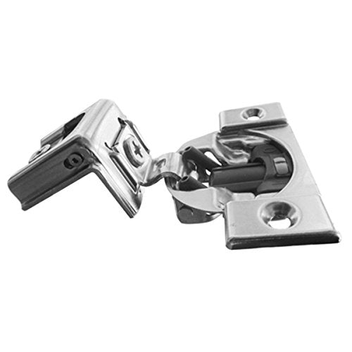Blum 39C355B.20 1-1/4" Overlay Soft Close Cabinet Hinge, Nickel Plated Steel - size: Pack of 1, style: Without Screws
