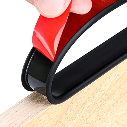 16 ft Flexible Self Adhesive Veneer Edge Banding Peel and Stick Veneer Edge Trim Collapsible Edge Guards (Black, 3/4 inch) - color: Black