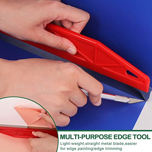 WRAPXPERT Wallpaper Smoothing Tools,Wallpaper Tool Kit with Squeegee Smoother,Seam Roller,Wallpaper Brush for Peel and Stick Hanging,Contact Paper,Vinyl Application,Wall Tile - color: Multi-r