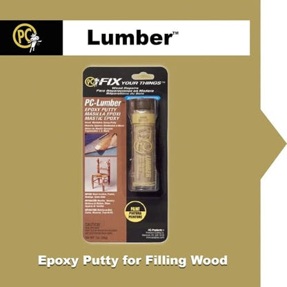 PC Products - 25574 PC-Lumber Epoxy Putty, 1oz Stick,Tan - size: 1 oz