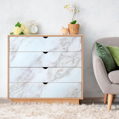 rabbitgoo Matte Marble Contact Paper for Countertops, 23.6" x 196.8" - color: Matt, size: 23.6" x 196.8"