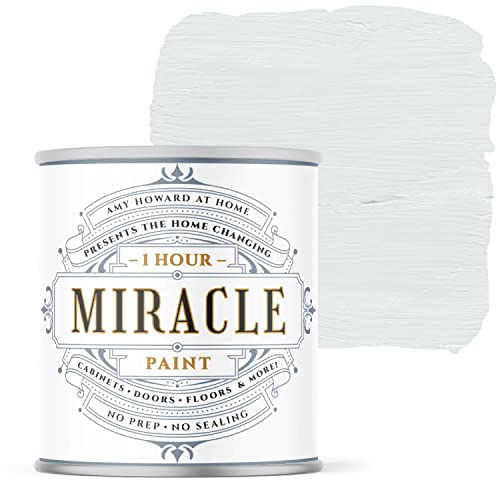 AMY HOWARD AT HOME One Hour Miracle Paint - Water-Based Enamel - Scrubbable Eggshell Finish - All In One Furniture Paint - No Stripping, Sanding, or Priming - 32 OZ - Aviary - color: Aviary