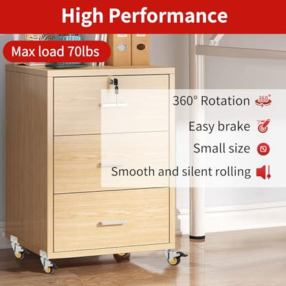 HOD Side Mount Casters with Brake, 1 Inch L-Shaped Small Caster Wheels Set of 4, Furniture Casters 360° Swivel Wheels for Furniture, Table, Baby Bed, Carts Trolley, Cabinet, Loading Capacity 70Lbs - style: 1-inch Brakes
