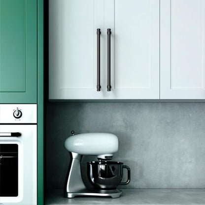 Asidrama 10 Pack 7.5 Inch Matte Black Kitchen Cabinet Handles - color: Matte Black, size: 7.5" Hole Center(192mm)