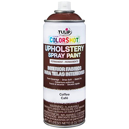 Tulip ColorShot Instant Fabric Color Interior Upholstery Spray 8 oz - Coffee (Packaging may vary) - color: Coffee Brown