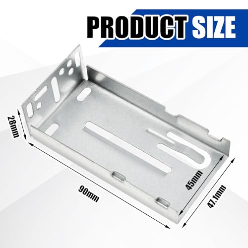 Yaocom 40 Pcs Drawer Slide Brackets Rear Mounting Brackets, 1.77 Inch 45mm