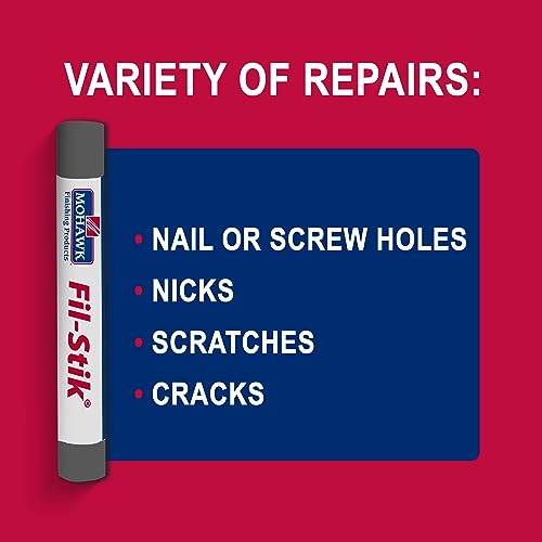 Mohawk Fil-Stik Wax Putty Stick for Wood Repair, Sharkfin M230-0005, 1 Count