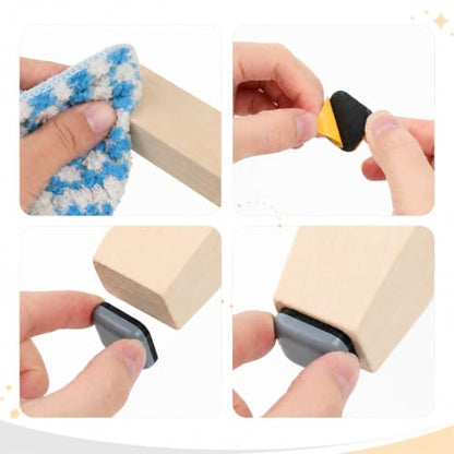 16pcs Square Stick Furniture Glides, Furniture Sliders Self Stick 20 * 20mm