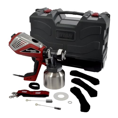 Titan FlexSpray Professional Handheld HVLP Paint Sprayer for Finishing - size: FlexSpray w/o cart