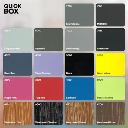 QUICKBOX® Cabinet Paint for Kitchen Cabinets & Furniture, Paint and Primer in One, No Sanding Required, Water-Based, Silk Matte Finish, Low VOC, 33.8 Fl Oz (1 Liter) (Seaweed Green) - color: Seaweed Green