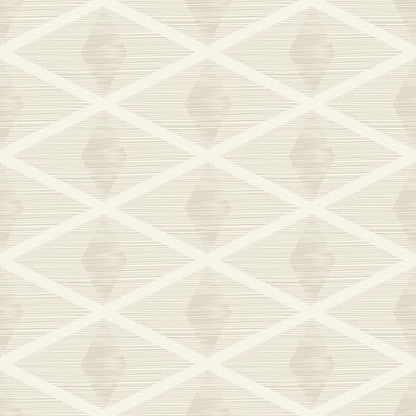 Chunlei Peel and Stick Wallpaper, Beige Diamond Lattice Geometric Pattern, 236in x 17.7in, Waterproof Vinyl, Removable Reusable, Eco-Friendly, for Bedroom Living Room Rental Apartment - color: Beige05, size: 17.7" x 236.2"