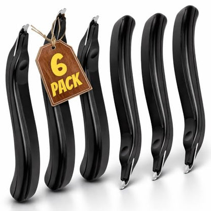 1InTheOffice Staple Remover Tool, Staple Puller, Staple Remover Stick, Magnetic, Black, 6 Pack