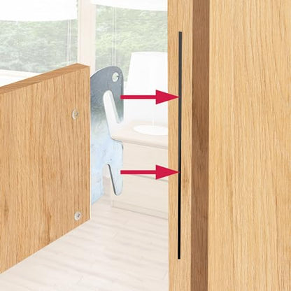 Bitray Wood Bed Plates Rail Hook Plates for Bed Frame Bracket Replacement - style: 4pcs