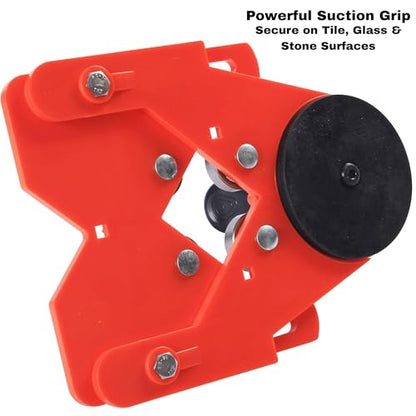 Drilax Adjustable Diamond Drill Guide with Suction Base 1/8 to 3-1/4 Inch