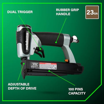 Metabo HPT 23 Gauge Pin Nailer, Pneumatic Lightweight, NP35A - size: No Size