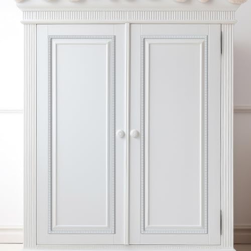 Nuanchu 12 Pcs Unfinished 3D Wood Trim Decor, Wavy, 14mm - size: 14mm, style: Wavy