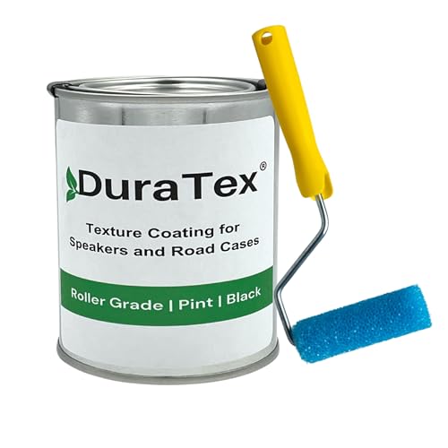 DuraTex® Speaker Cabinet Coating Roller Grade Kit | Texture Coating for Speaker Cabinets, Road Cases, Metal & Furniture | Roller Application | Water-Based Finish | Professional Speaker Cabinet