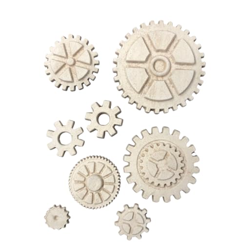 Woodubend WUB0056 Large Pack of Cogs 23x13cmWood Appliques - Heat Bendable & Flexible Onlays - DIY Craft, Furniture & Home Decor - Easy to Apply & Paint - Versatile + Reusable - size: WUB0056