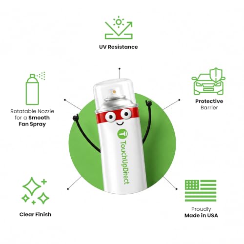 TouchUpDirect High Gloss Clearcoat Aerosol Spray Can - size: 12 Ounce (Pack of 1)