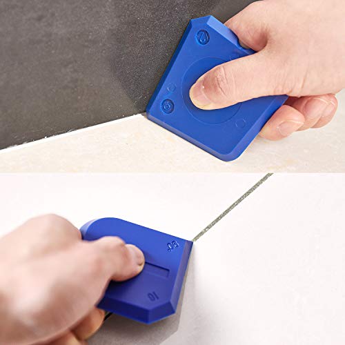 QDiShi Silicone Caulk Tool Kit with Putty Knife for Sealing，8 Pack