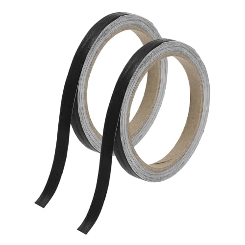 uxcell 2Pcs 3/8" x 33 ft PVC Edge Banding Tape, Black - color: Black, size: 3/8" x 33 ft