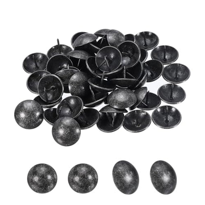Carbon Steel Upholstery Tacks 1" x3/4" 50 Pcs Black Pearl - color: Black Pearl, size: 1" x 3/4"