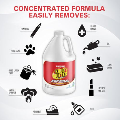 Krud Kutter Original Concentrated Cleaner Degreaser, 1 Gallon