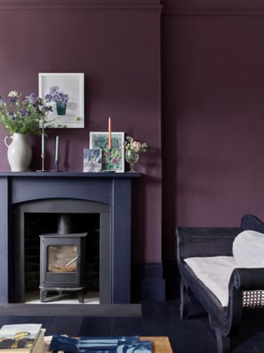 Annie Sloan Wall Paint (Tyrian Plum, 4 Fl Oz Tester) - color: Tyrian Plum, size: 4 Fl Oz (Pack of 1)