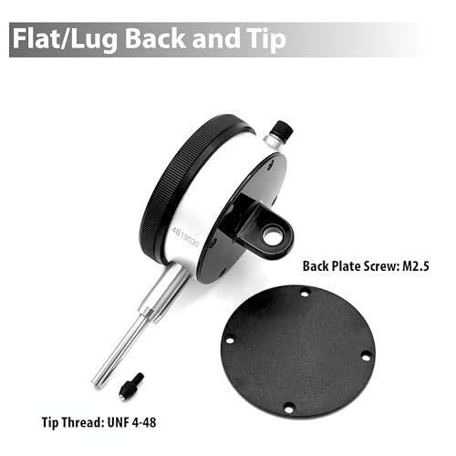 Clockwise Tools Dial Indicator with Magnetic Base Holder Stand, DIMR-0105 0-1 inch - style: 0-1" DIMR-0105 with Magnetic Base