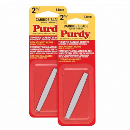 Purdy Premium Carbide Scraper Replacement Blades, 144900235 (Pack of 2) - size: Scraper Replacement Blade (Pack of 2)