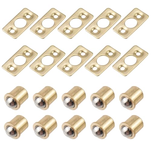 Semetall Closet Door Ball Catch Latch (10 Pack,10mmx10mm/0.4"x0.4") - size: 10mmx10mm
