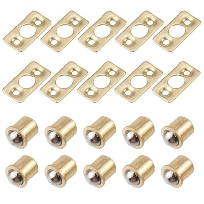 Semetall Closet Door Ball Catch Latch (10 Pack,10mmx10mm/0.4"x0.4") - size: 10mmx10mm