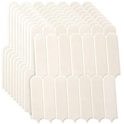 10 Sheets Peel and Stick Backsplash Tile, 12x12in Self Adhesive Wall Tiles